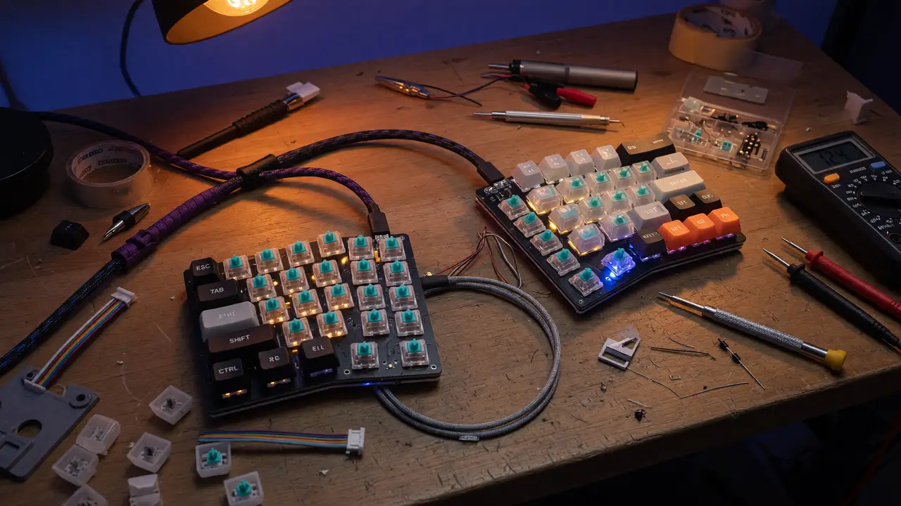Mechanical Keyboard Prototyping: Designing a Custom Split Layout in Ergogen