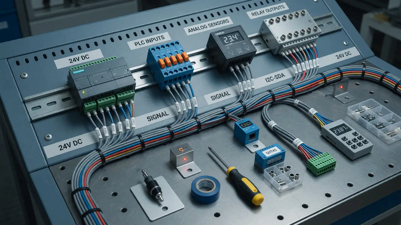 Designing DIN-Rail Mounts: How to Organize Your Prototyping Bench Like an Industrial Panel