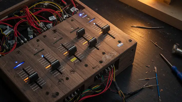 DIY MIDI Controller: Build a Custom DJ Mixer with Bourns Slide Faders