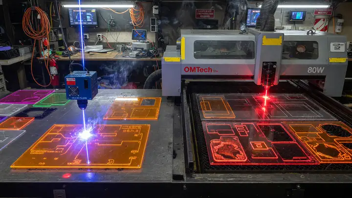 Diode vs CO₂ Lasers: Which Engraver/Cutter Should You Buy for Custom Acrylic Cases?