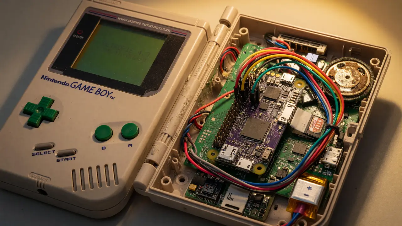 Game Boy Zero: Building a Raspberry Pi Handheld Inside an Original Console Shell