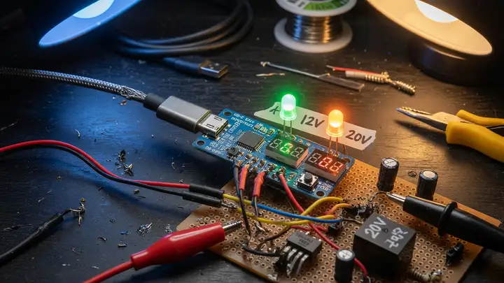 DIY USB-C PD: How to Pull 12 V / 20 V Directly to Your Project