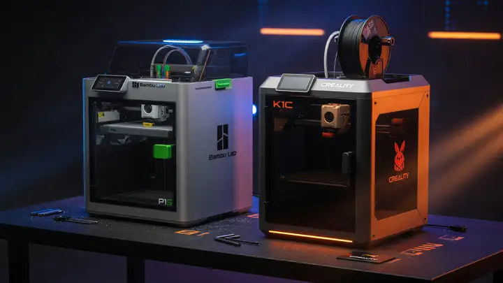 Bambu Lab P1S vs Creality K1C: Which CoreXY Printer Is Best in 2026?