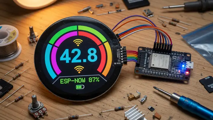 A Complete Guide to Round TFT Displays (480x480) with ESP32