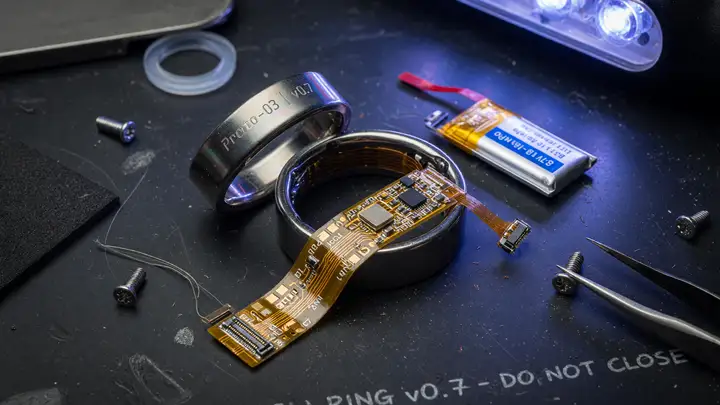 Prototyping a Custom Smart Ring: The Challenges of Flexible PCBs and Tiny Batteries
