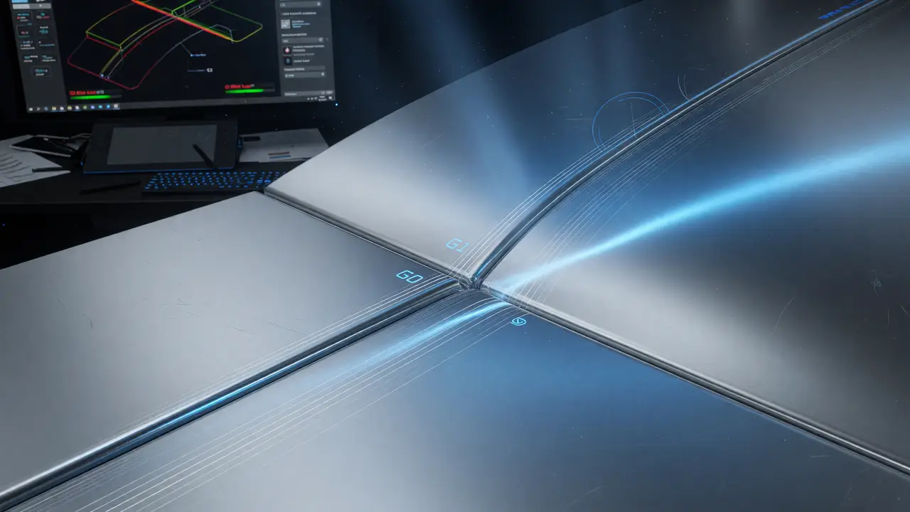 Guide: Understanding G0, G1, and G2 Surface Continuity in CAD Design