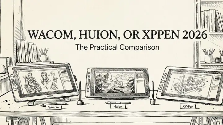 Wacom, Huion or XPen 2025 - A practical comparison of Wacom, Huion, and XPPen drawing tablets in 2025. - reviews - drawing-tablets